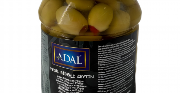 ADAL Green Olives with Pepper 12x