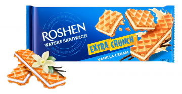 ROSHEN WAFERS SANDWICH (VANILLA) 15X142GR