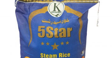 5Star Khorshid Rasht Steam Rice 4x5kg